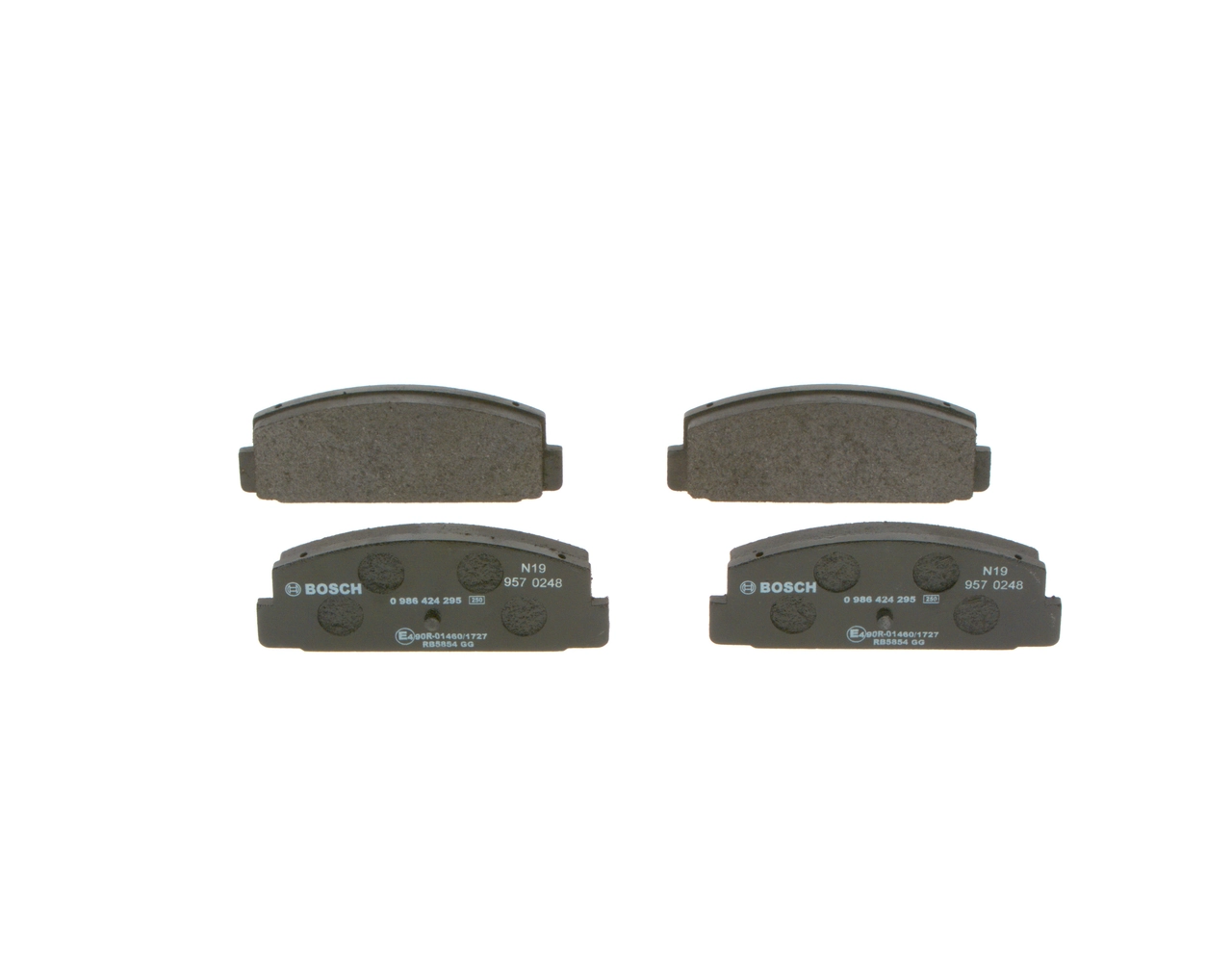 BOSCH 0 986 424 295 — Гальмівні колодки, дискові