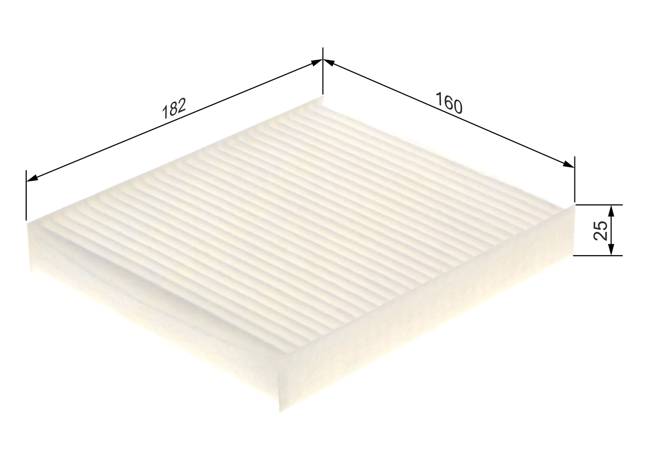 Filtre, air de l'habitacle BOSCH 1 987 435 076