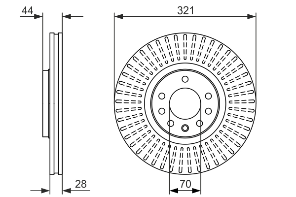 Disque de frein BOSCH 0 986 479 571