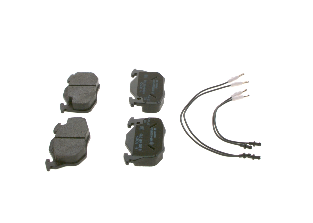 Kit de plaquettes de frein, frein à disque BOSCH 0 986 461 763