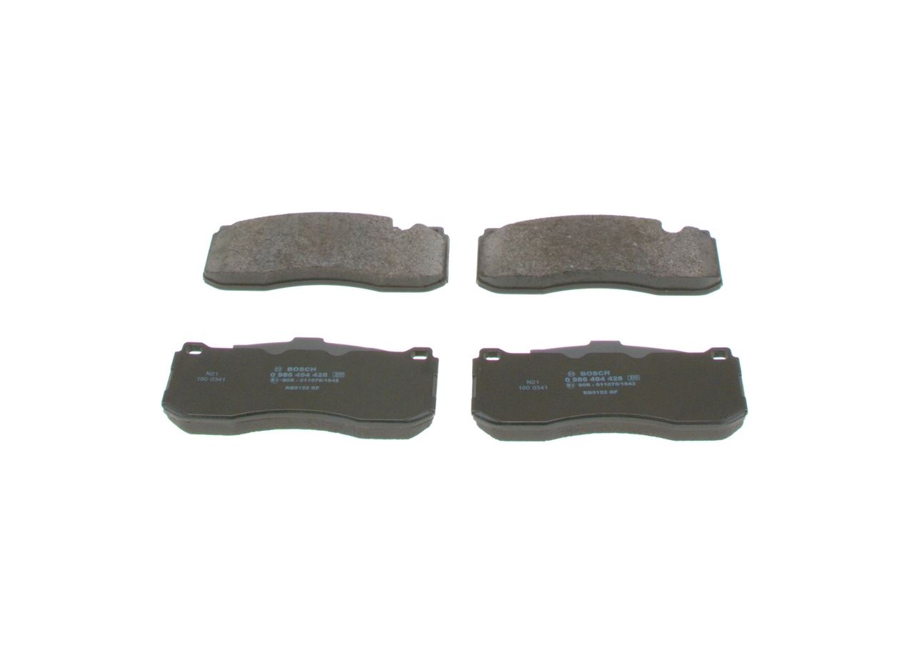 Kit de plaquettes de frein, frein a disque