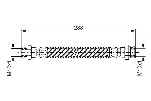 Flexible de frein BOSCH 1 987 476 344