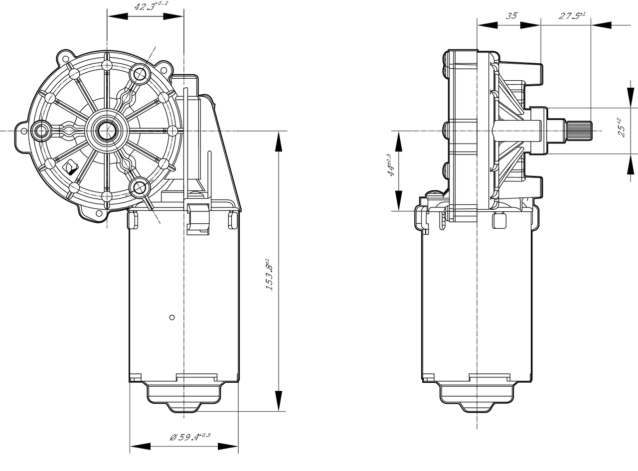 Moteur d'essuie-glace BOSCH 0 986 337 270