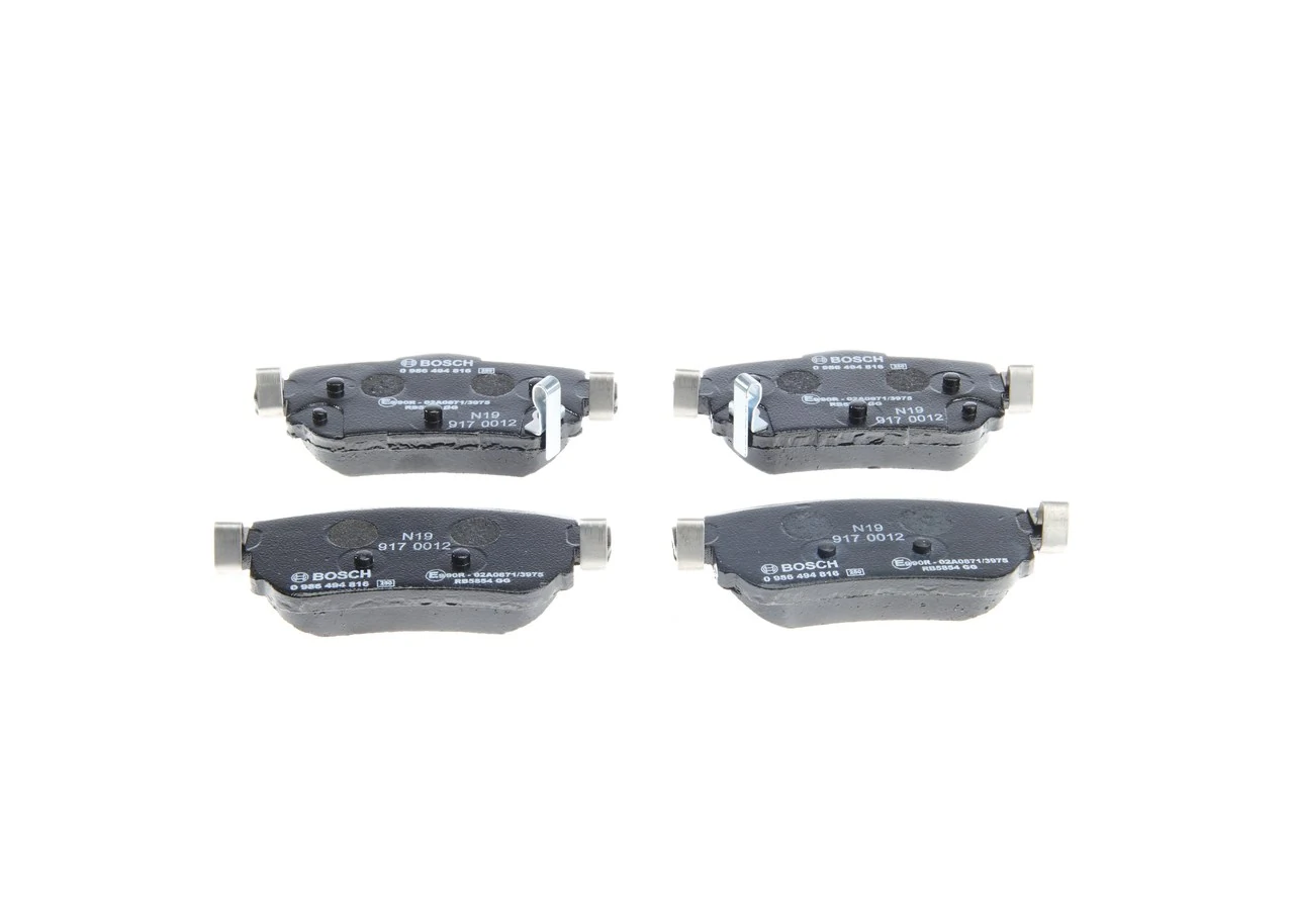 BOSCH 0986494816 — Гальмівні колодки, дискові