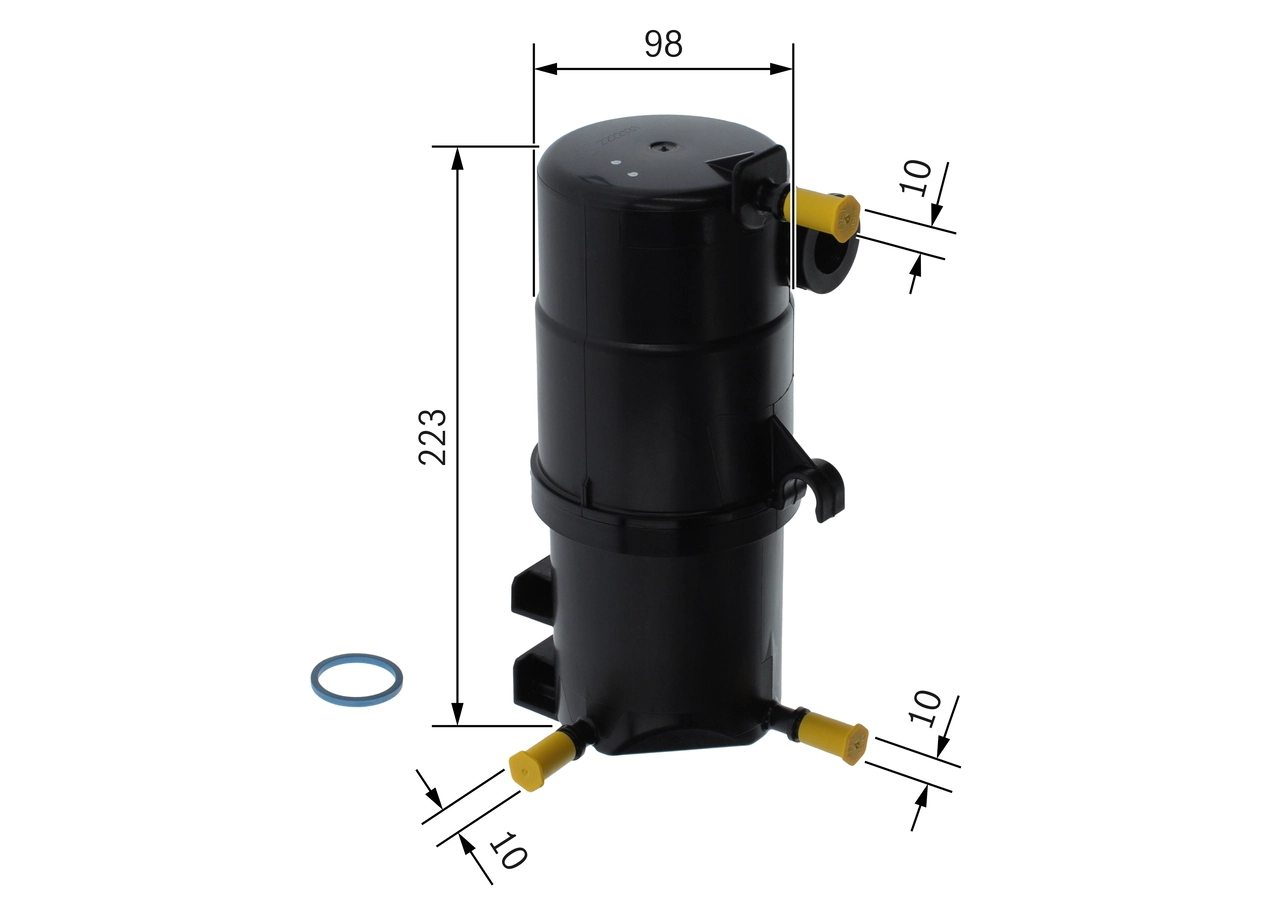 Filtre à carburant BOSCH F 026 402 278
