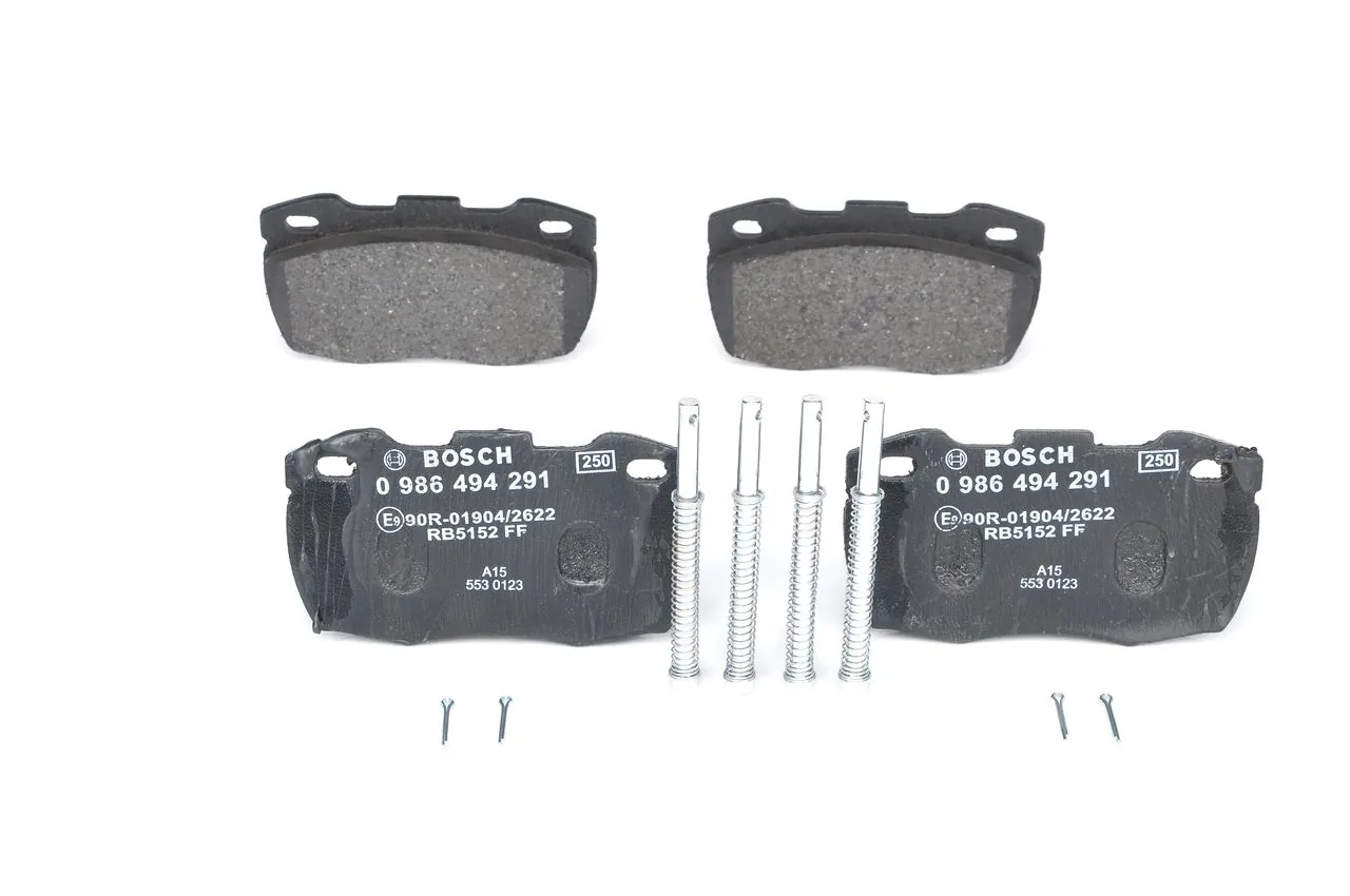 Kit de plaquettes de frein, frein à disque BOSCH 0 986 494 291