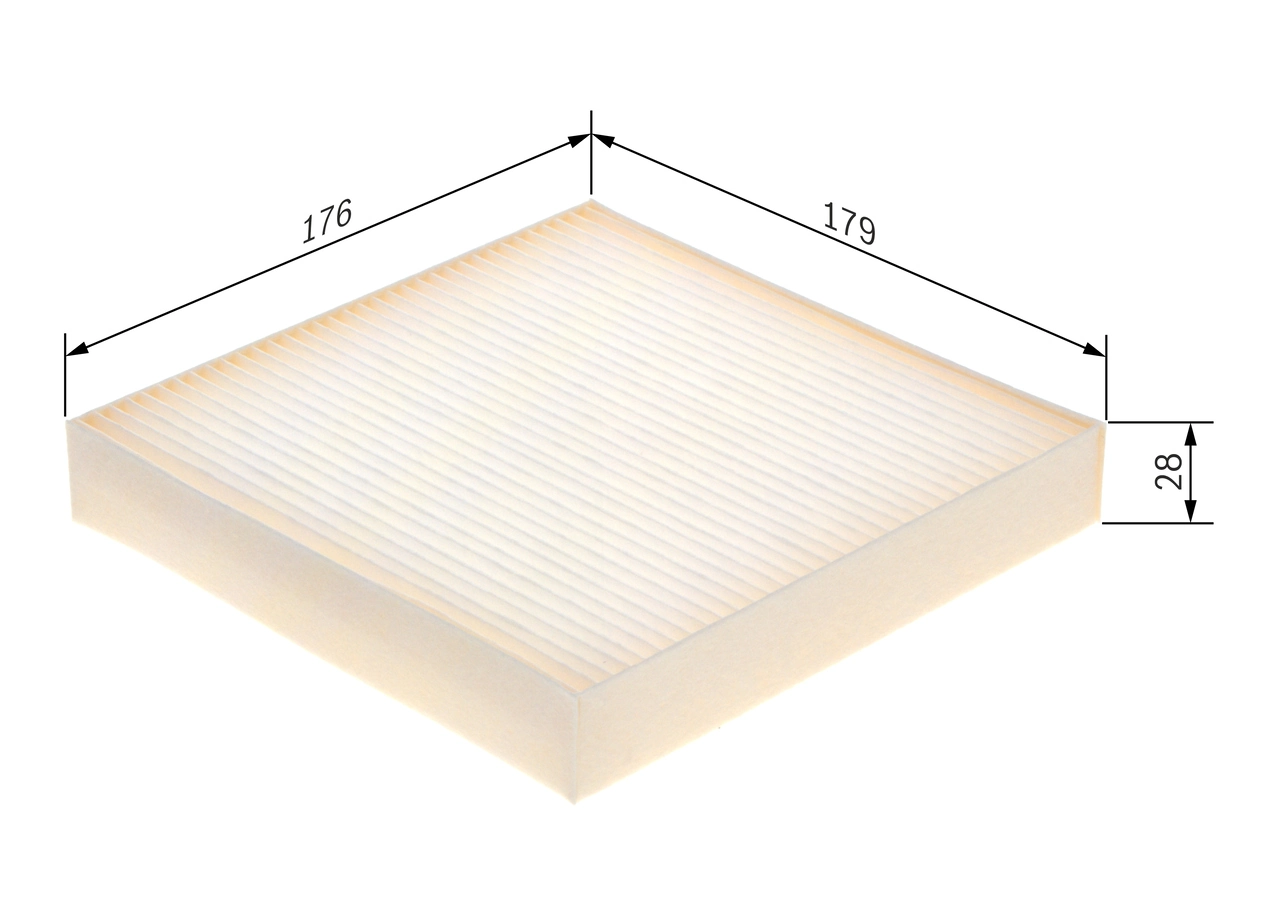 Filtre, air de l'habitacle BOSCH 1 987 435 134