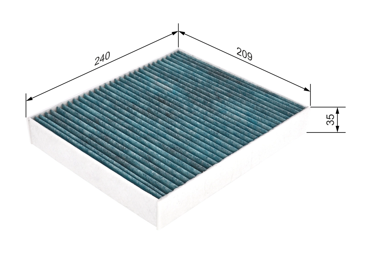 Filtre, air de l'habitacle BOSCH 0 986 628 506
