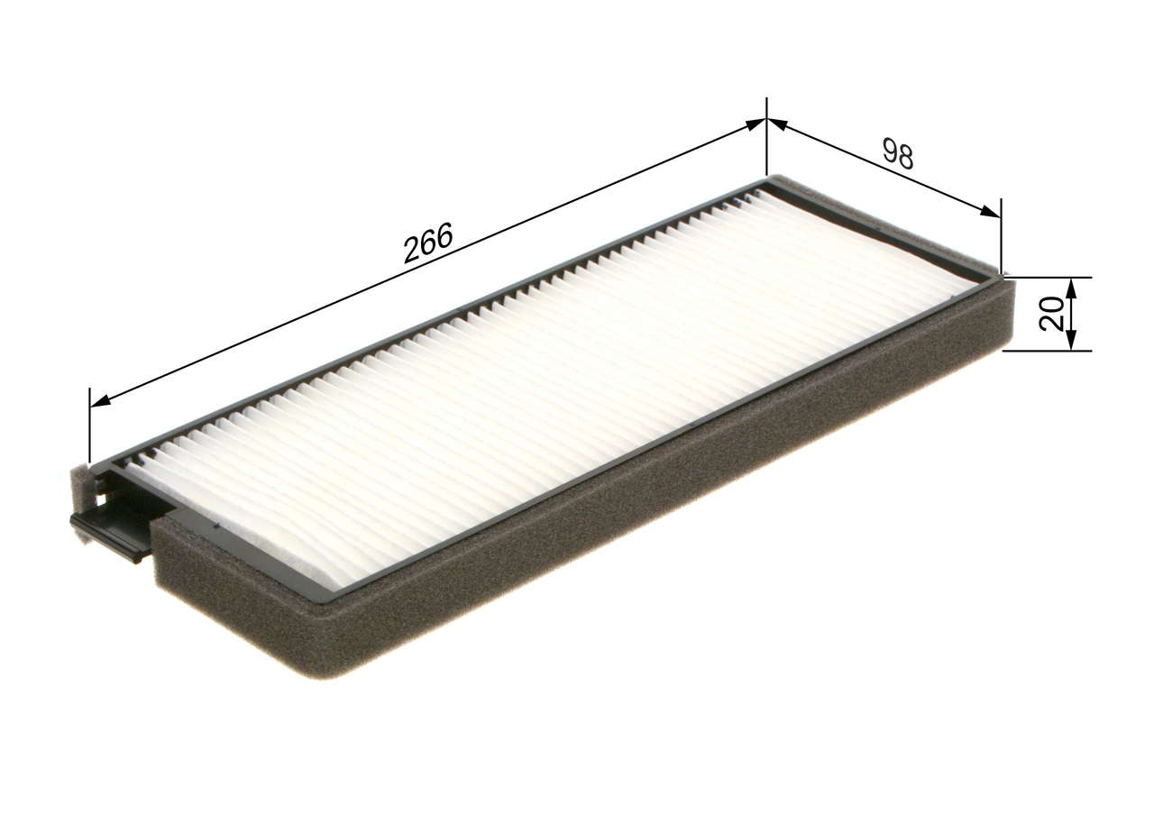 Filtre, air de l'habitacle BOSCH 1 987 435 123