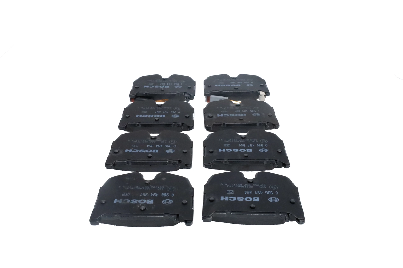 Kit de plaquettes de frein, frein à disque BOSCH 0 986 494 364