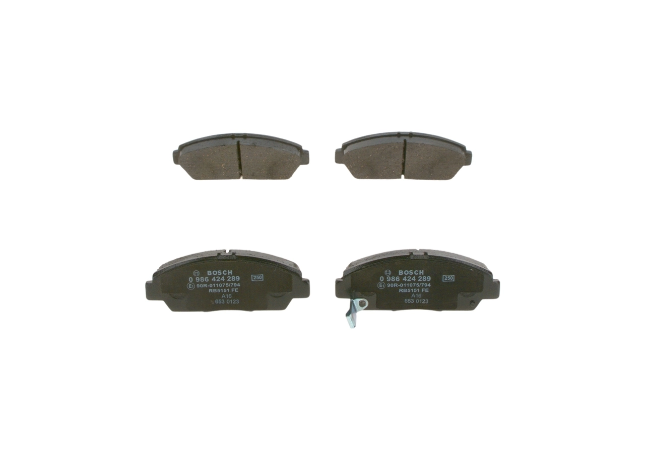 BOSCH 0 986 424 289 — Колодки гальмівні дискові
