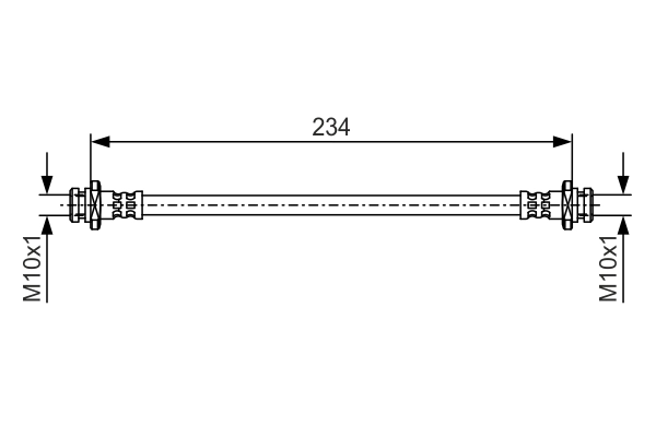 Flexible de frein BOSCH 1 987 481 A41