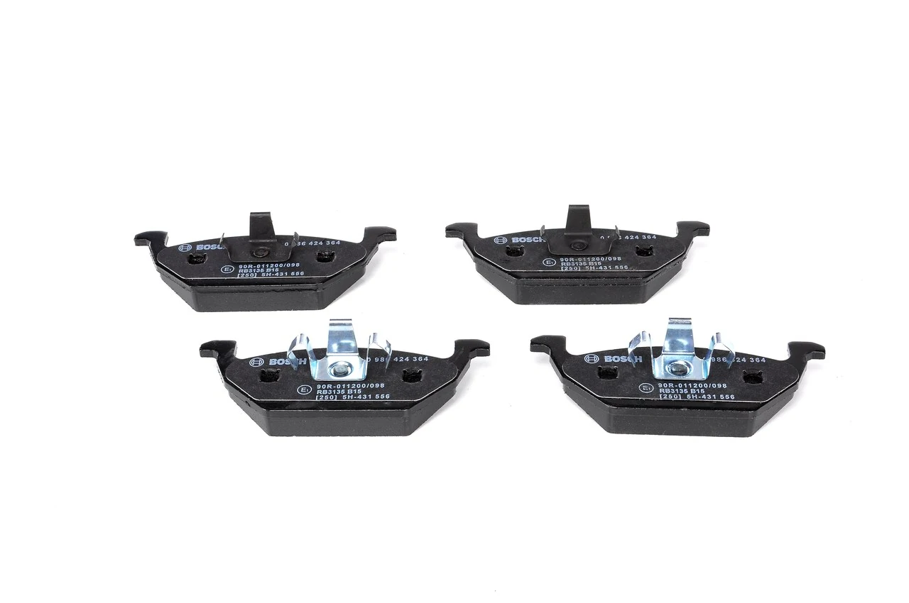 Kit de plaquettes de frein, frein à disque BOSCH 0 986 424 364