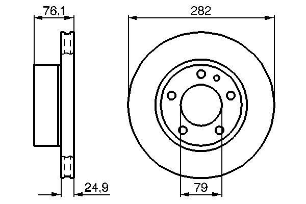 Disque de frein BOSCH 0 986 478 217