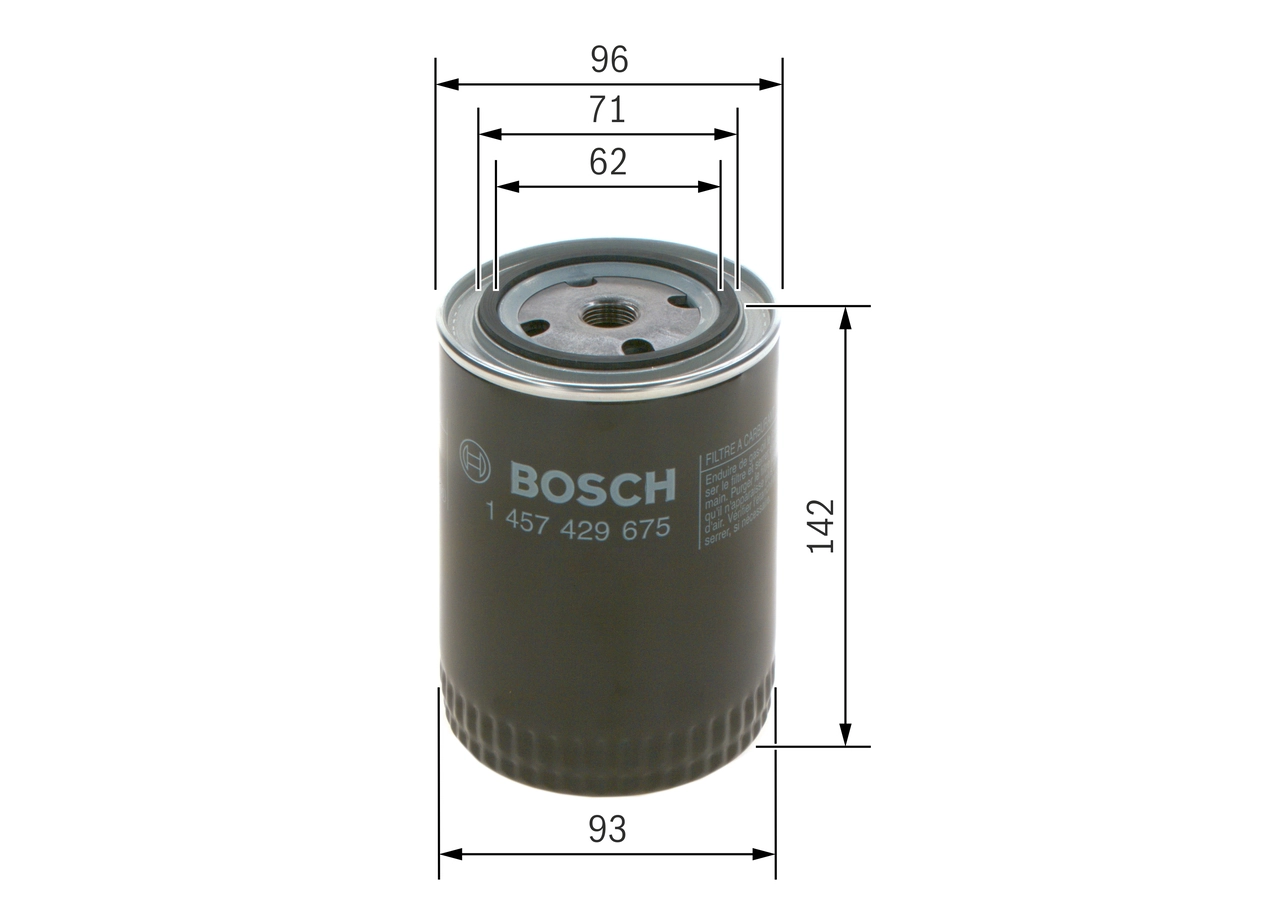 Filtre à carburant BOSCH 1 457 429 675