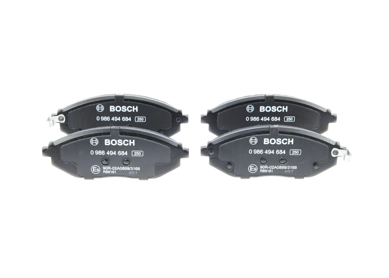BOSCH 0 986 494 684 — Колодка гальм. диск. Ravon R2 передн. (вир-во Bosch)