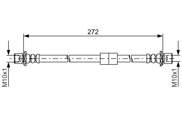 Flexible de frein BOSCH 1 987 481 775