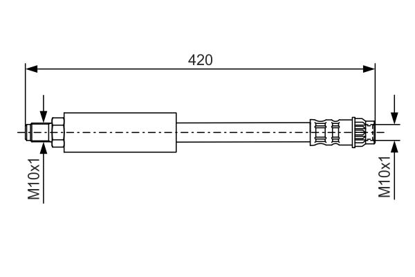 Flexible de frein BOSCH 1 987 476 535