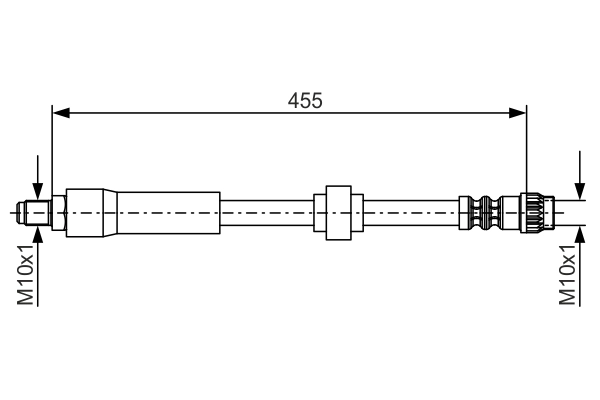 Flexible de frein BOSCH 1 987 476 701