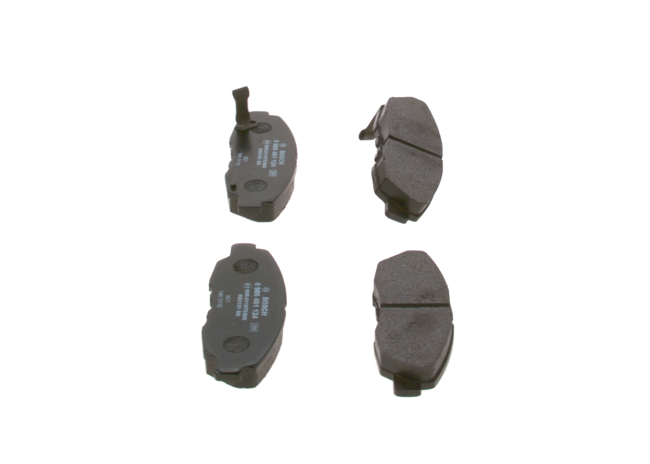 Kit de plaquettes de frein, frein à disque BOSCH 0 986 461 124