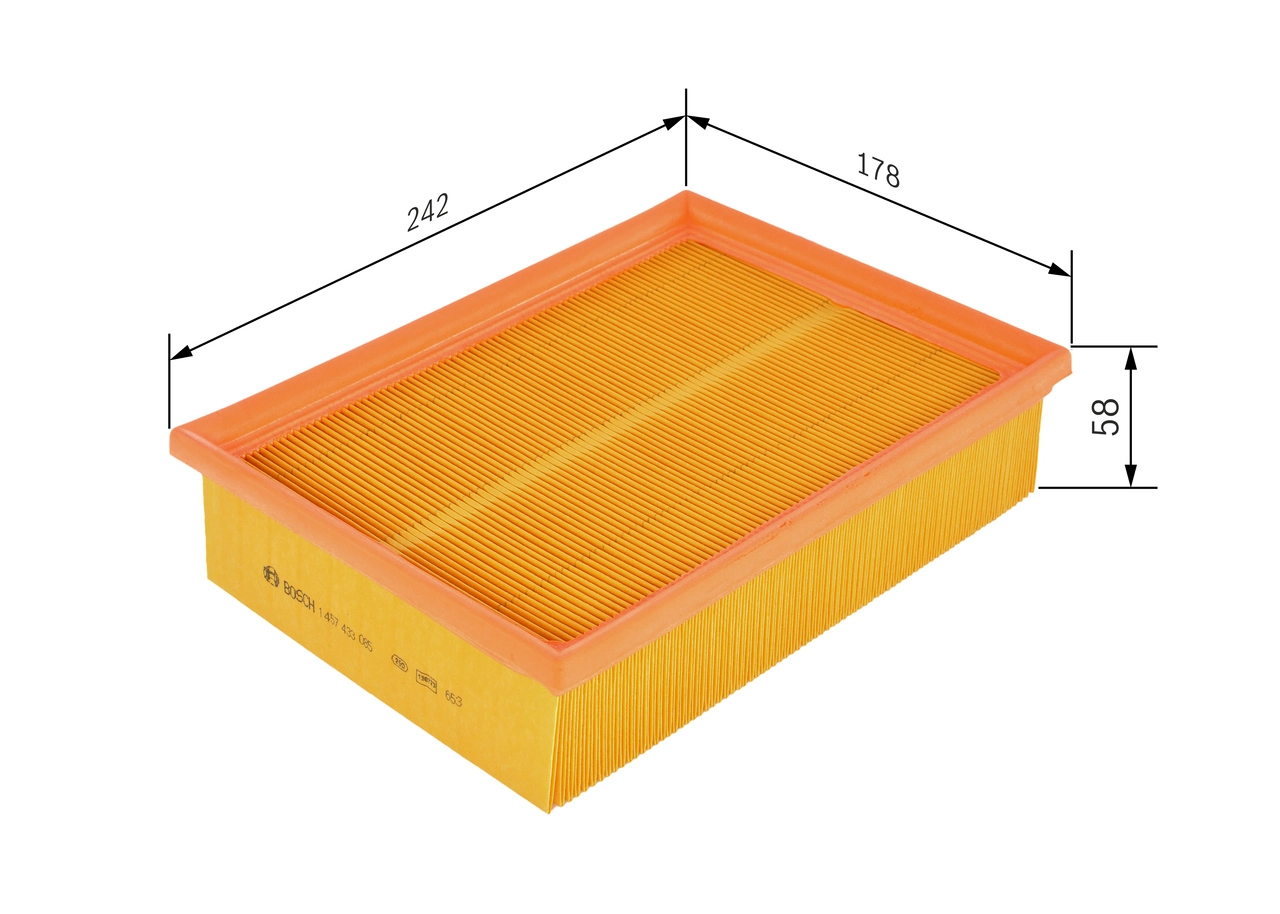 Filtre à air BOSCH 1 457 433 085
