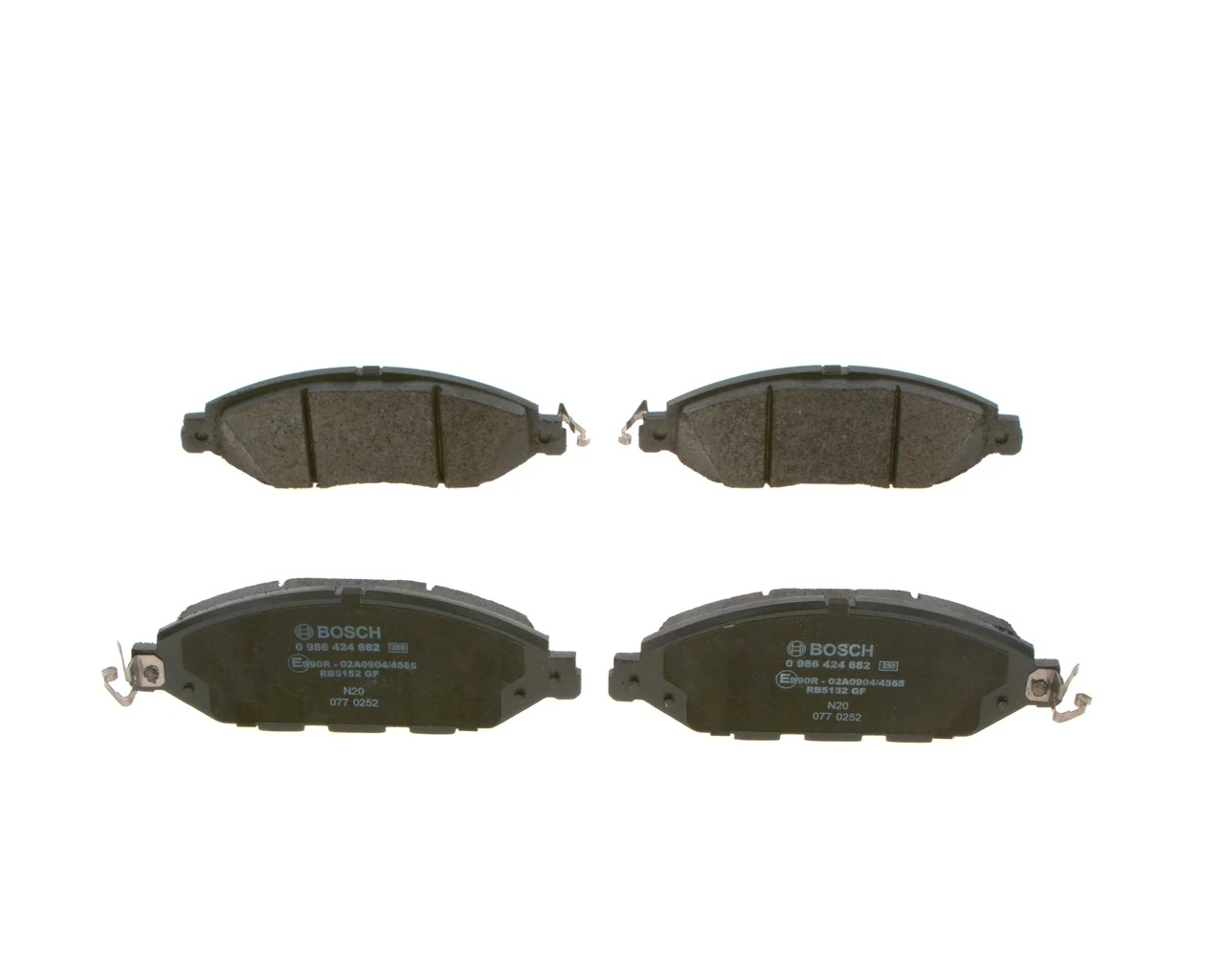BOSCH 0 986 424 682 — Колодки гальмівні дискові