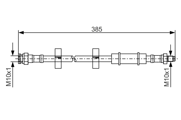 Flexible de frein BOSCH 1 987 476 460