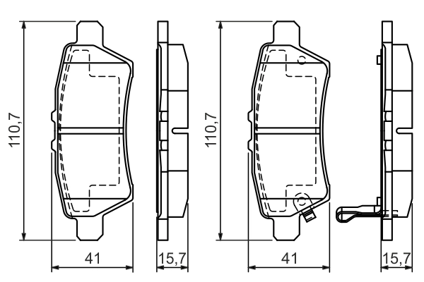 BOSCH 0 986 494 369 — Гальмівні колодки, дискові
