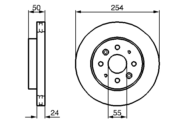 BOSCH 0 986 479 231 — Гальмівний диск
