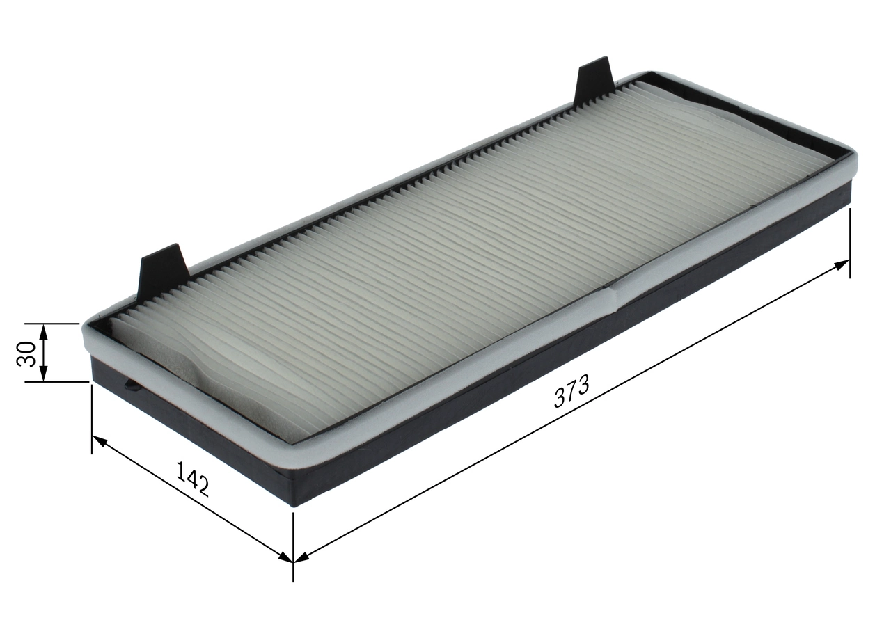 Filtre, air de l'habitacle BOSCH 1 987 432 100