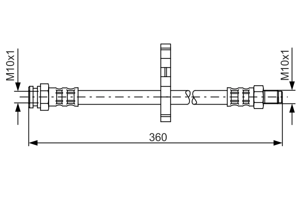 Flexible de frein BOSCH 1 987 481 061