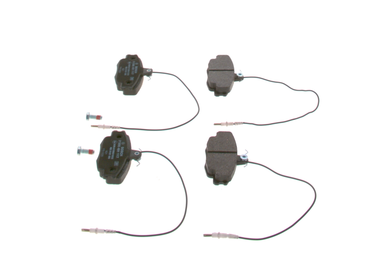 Kit de plaquettes de frein, frein à disque BOSCH 0 986 461 117