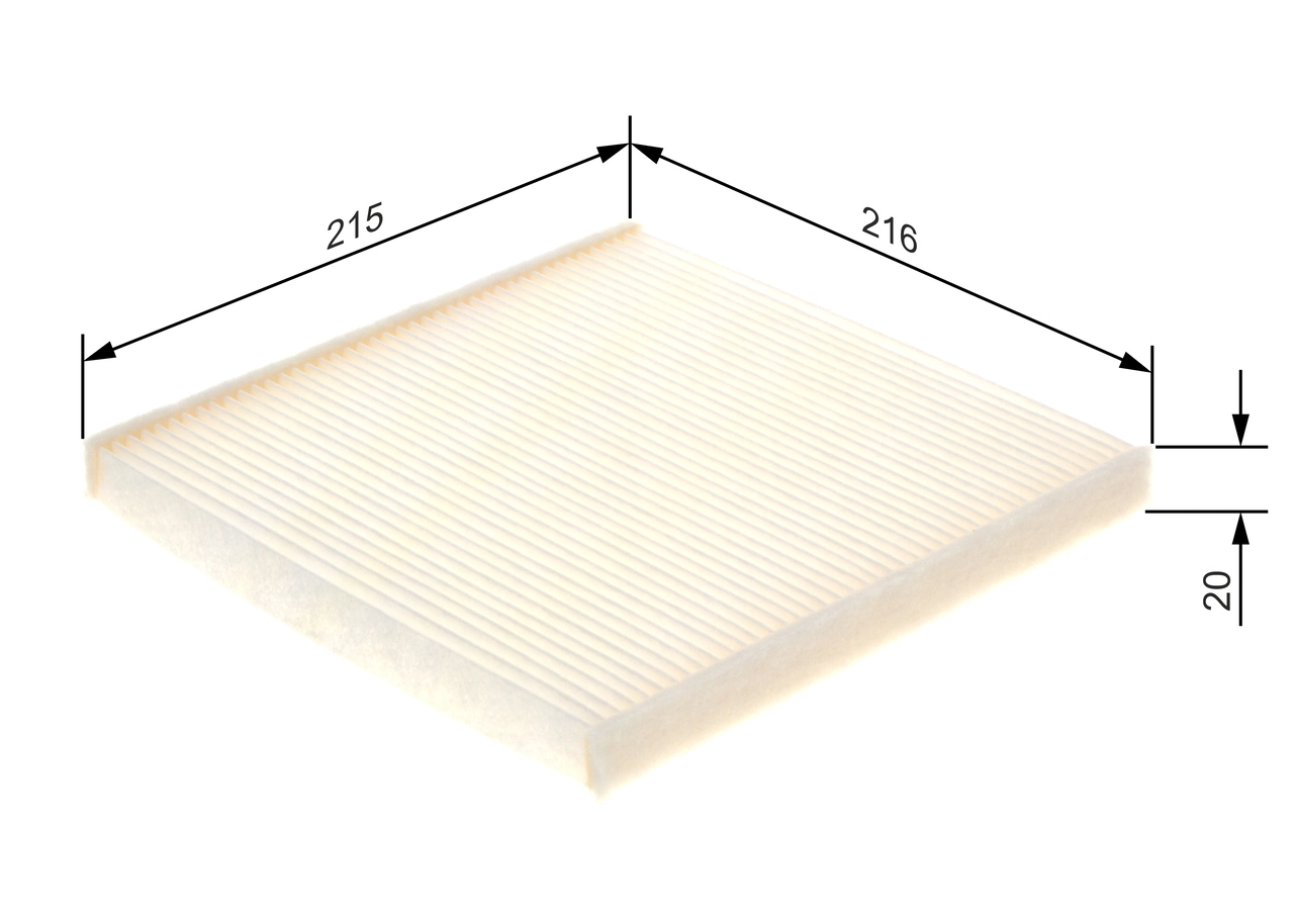 Filtre, air de l'habitacle BOSCH 1 987 432 085