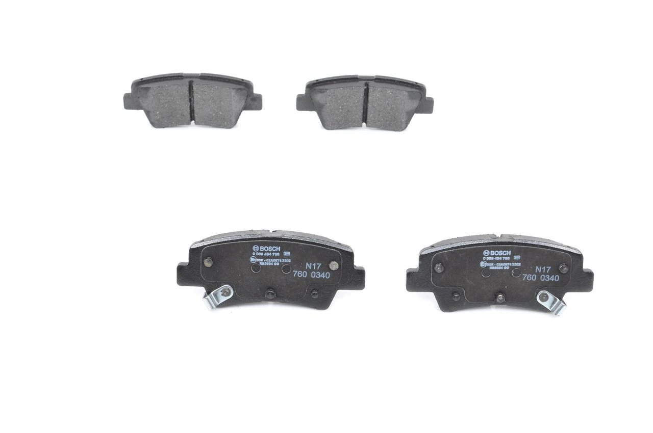 Комплект гальмівних колодок BOSCH (0986494768)