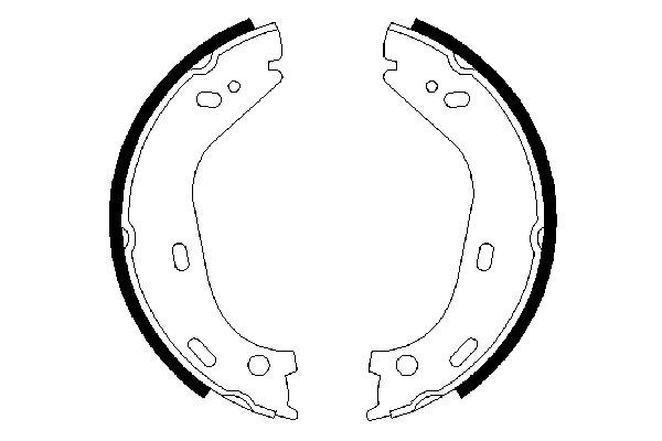 Jeu de mâchoires de frein, frein de stationnement BOSCH 0 986 487 126