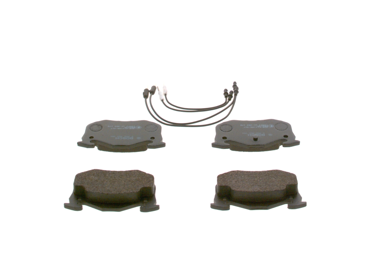 Kit de plaquettes de frein, frein à disque BOSCH 0 986 466 350