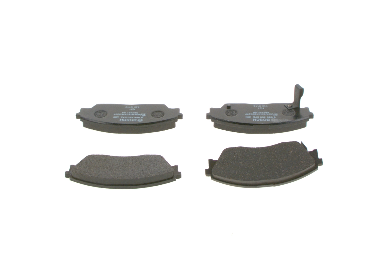Kit de plaquettes de frein, frein à disque BOSCH 0 986 460 972