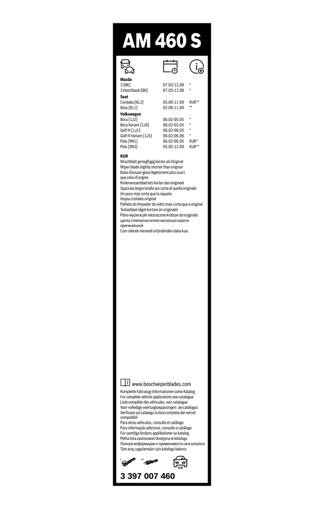 BOSCH 3 397 007 460