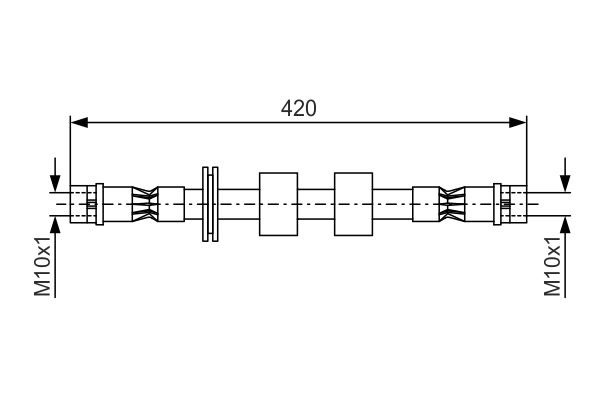 Flexible de frein BOSCH 1 987 476 414