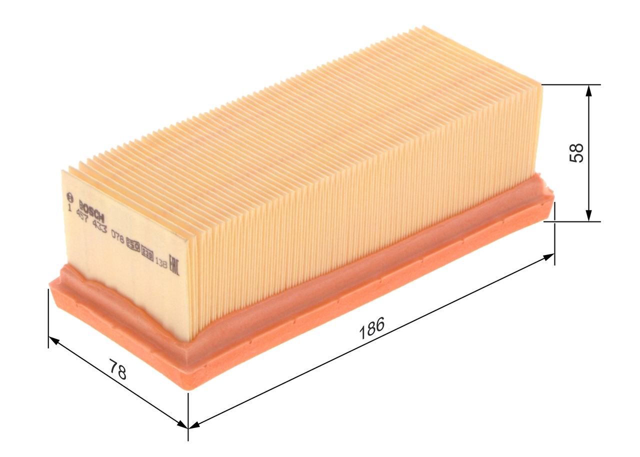 Filtre à air BOSCH 1 457 433 078