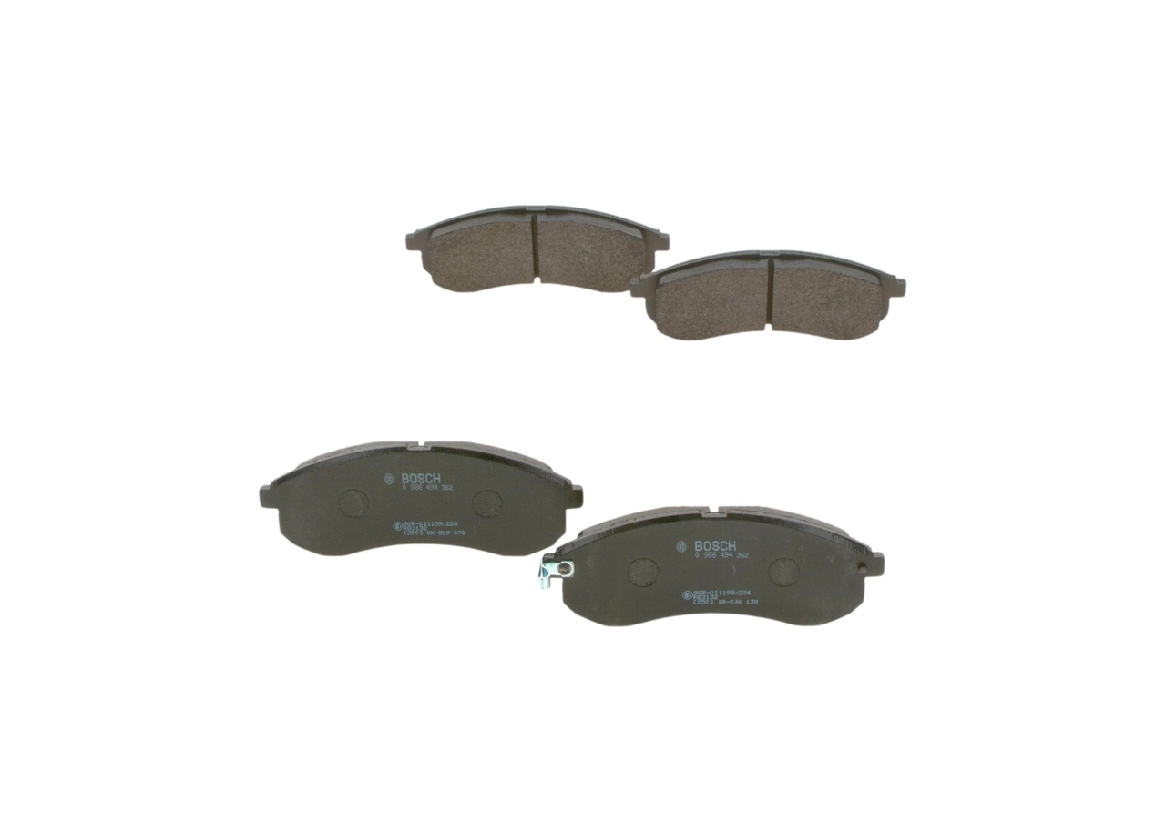Kit de plaquettes de frein, frein a disque