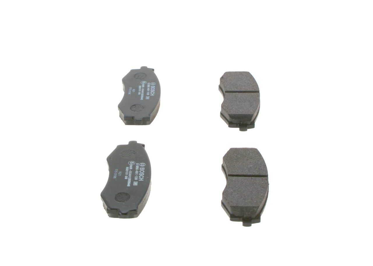 Kit de plaquettes de frein, frein à disque BOSCH 0 986 461 139