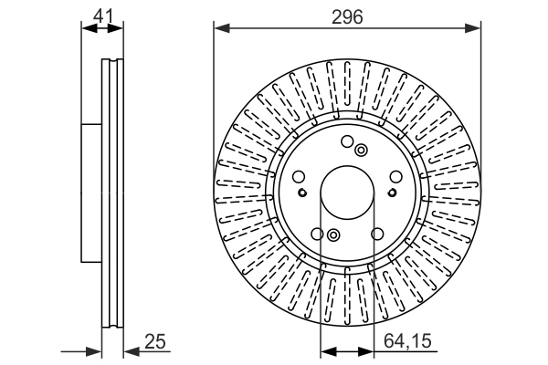 Disque de frein BOSCH 0 986 479 744