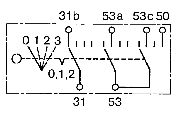 Interrupteur d'allumage/de démarreur BOSCH 0 342 309 007