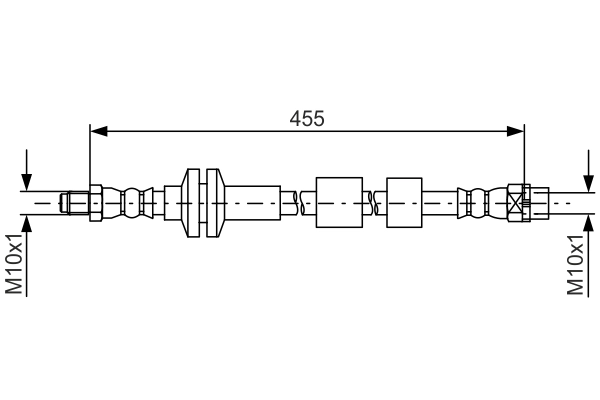 Flexible de frein BOSCH 1 987 481 783