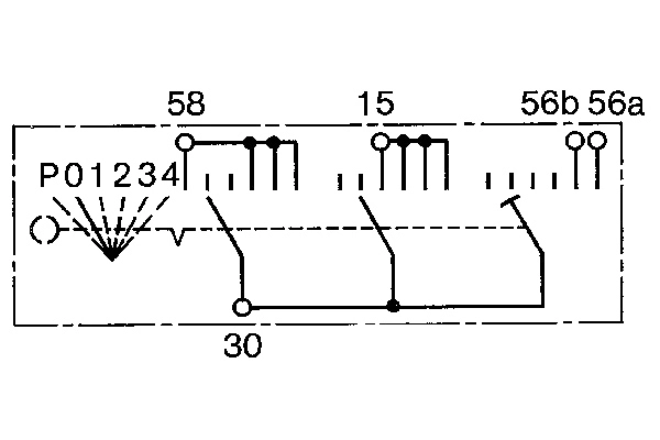 Interrupteur d'allumage/de démarreur BOSCH 0 342 203 001
