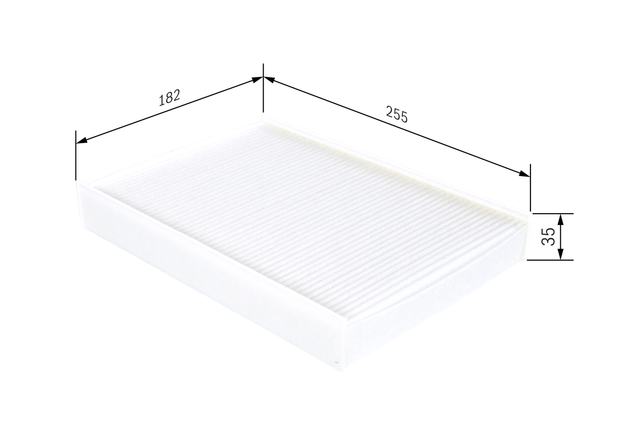 Filtre, air de l'habitacle BOSCH 1 987 432 272