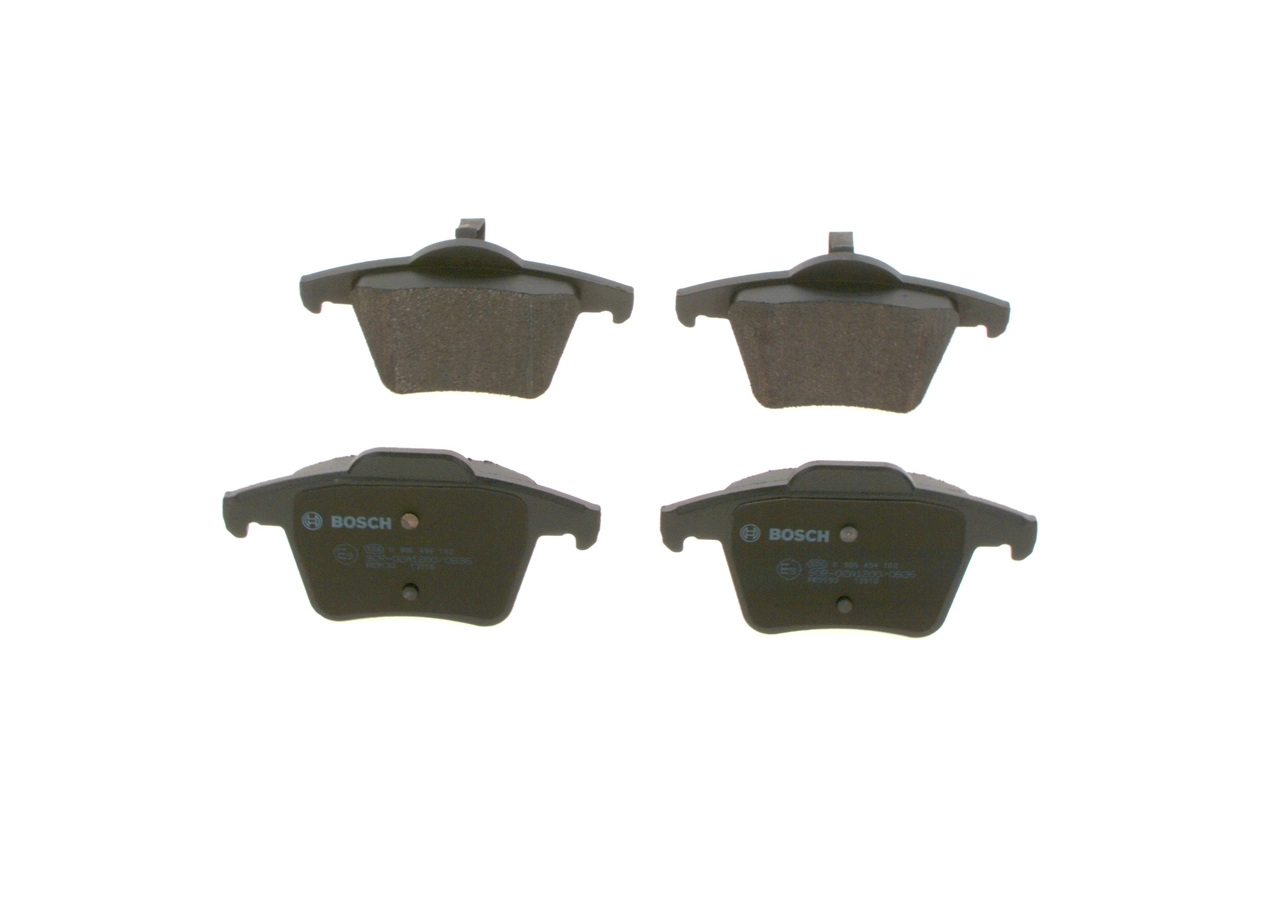 Комплект гальмівних колодок BOSCH (0986494102)