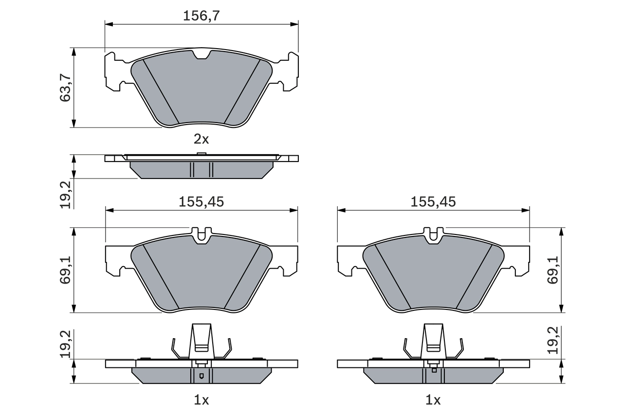 Brake Pad Set, disc brake 4