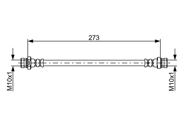 Flexible de frein BOSCH 1 987 481 879